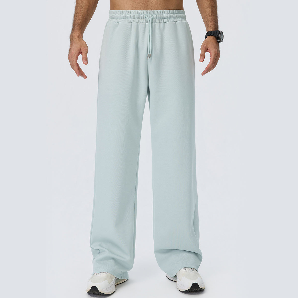 Wholesale Men’s Thermal Joggers | Bulk Relaxed-Fit Casual & Fitness Pants 61301 | fouregg - Glacier Green