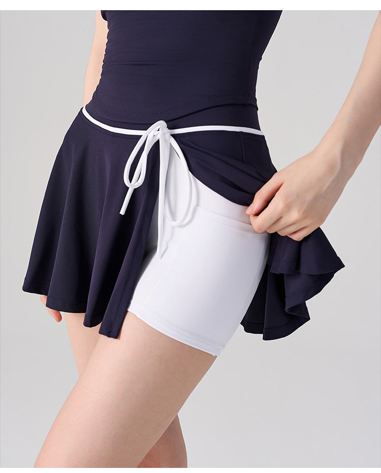 Wholesale Women’s A-Line Sports Skort | Bulk Pleated Tennis, Yoga & Badminton Skirts | fouregg