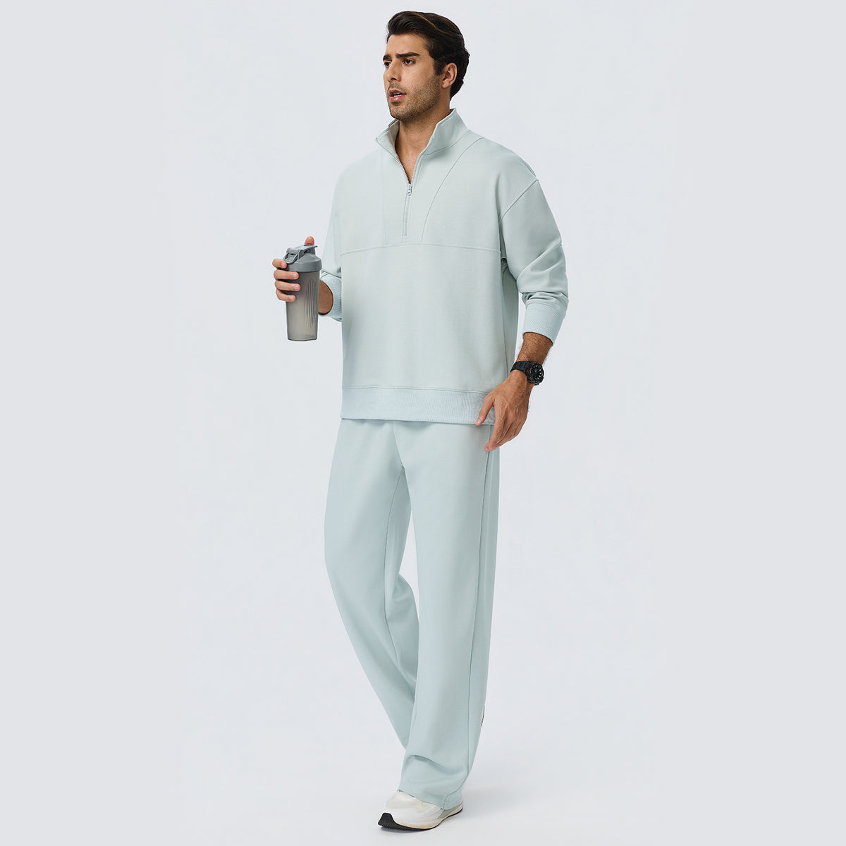 Wholesale Men’s Fleece Tracksuit Set | Bulk Warm Running & Fitness Activewear | fouregg