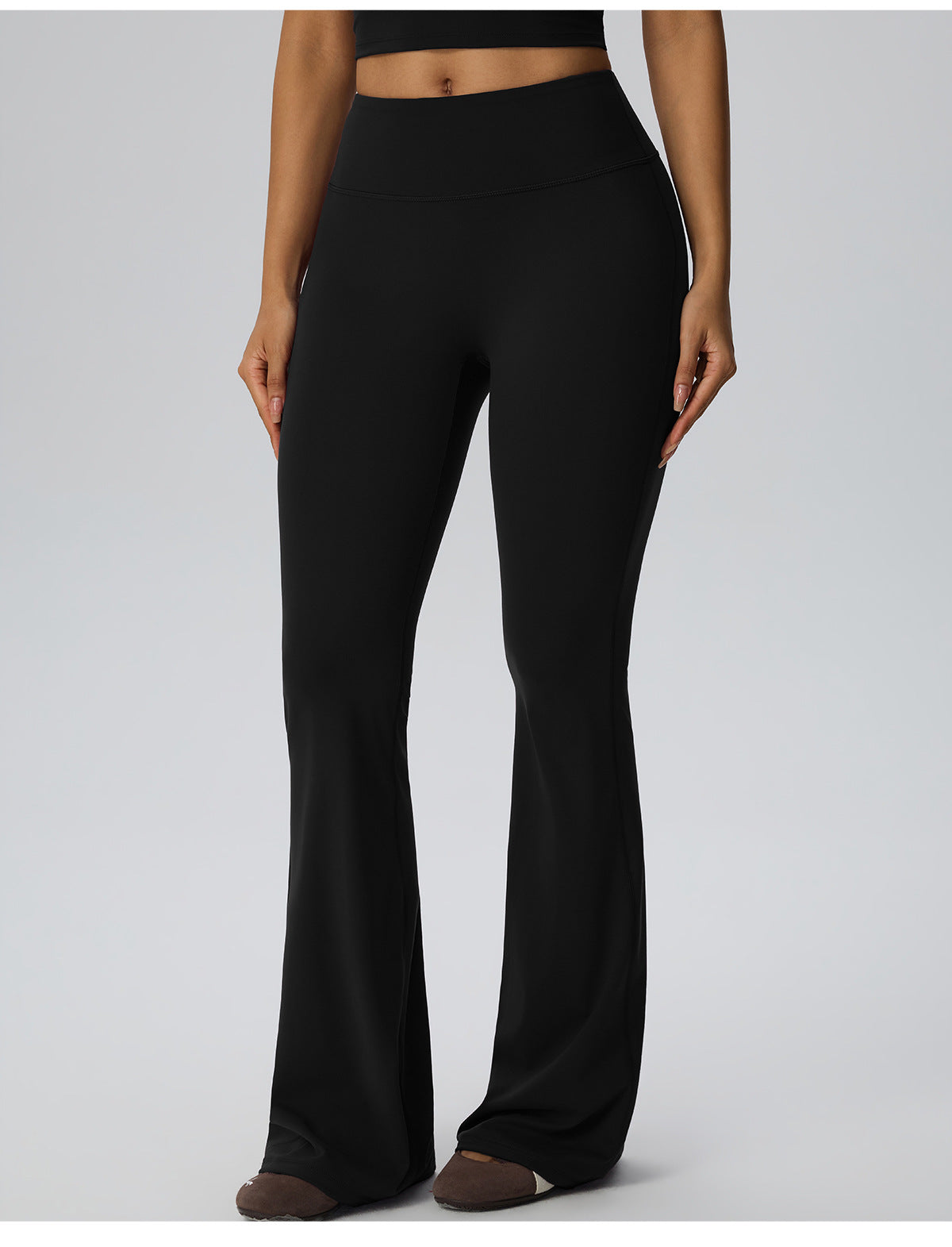 Wholesale Women’s High-Stretch Flare Yoga Pants | Bulk Sculpting Wide-Leg Activewear 62347 | fouregg
