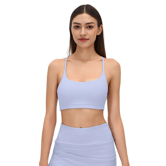 Wholesale Women’s Sports Bra Tank Top | U-Neck Padded Yoga & Fitness Crop Top | fouregg