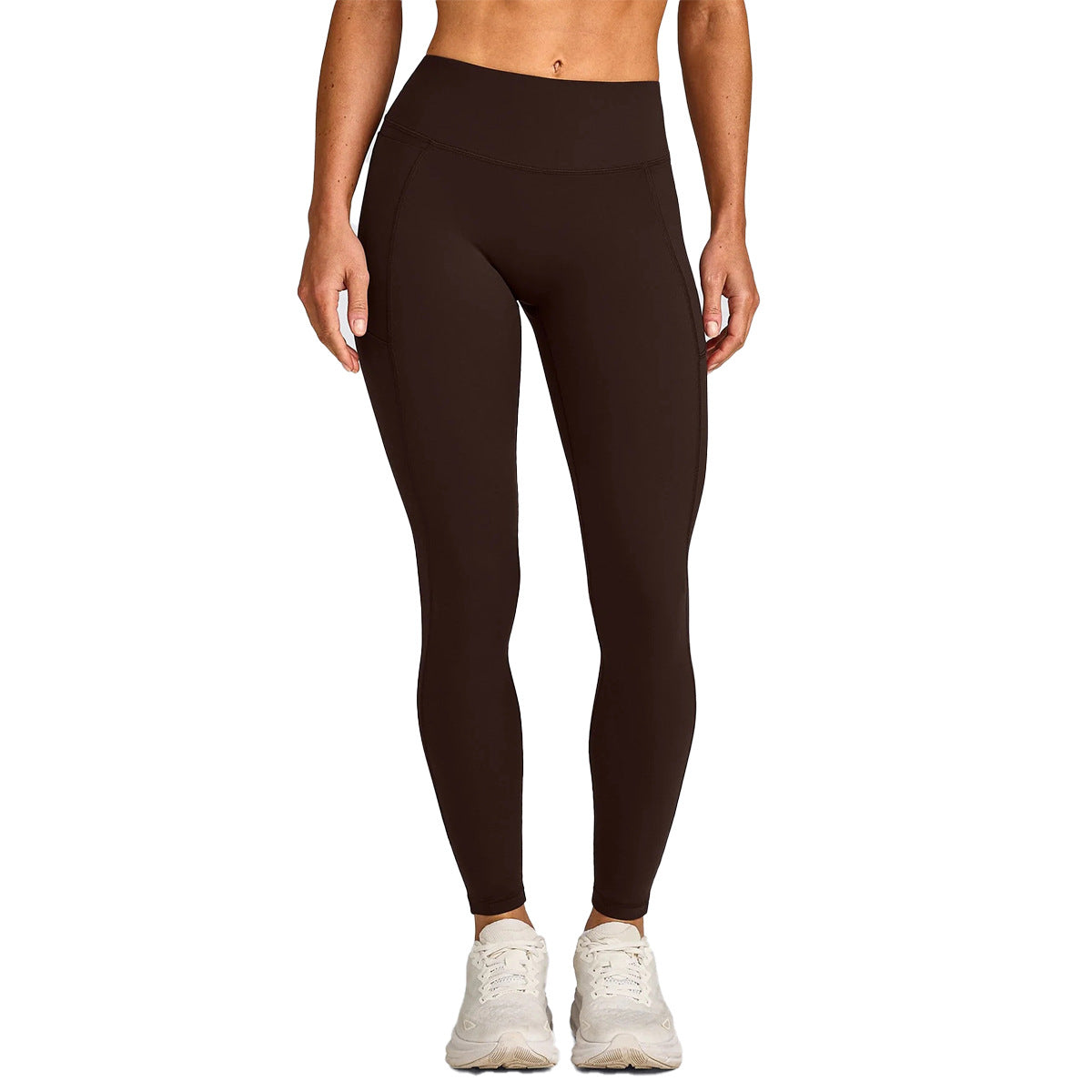 Wholesale Women’s Activewear Leggings | High-Stretch Running Tights with Side Pockets | fouregg