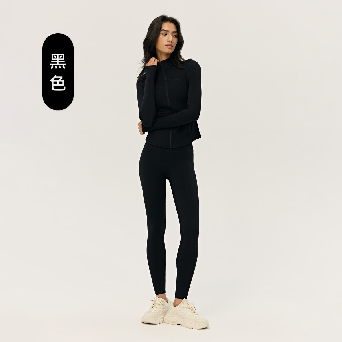 Wholesale Women’s Winter Activewear Set | Thickened Thermal Yoga Top & Leggings for Pilates | fouregg