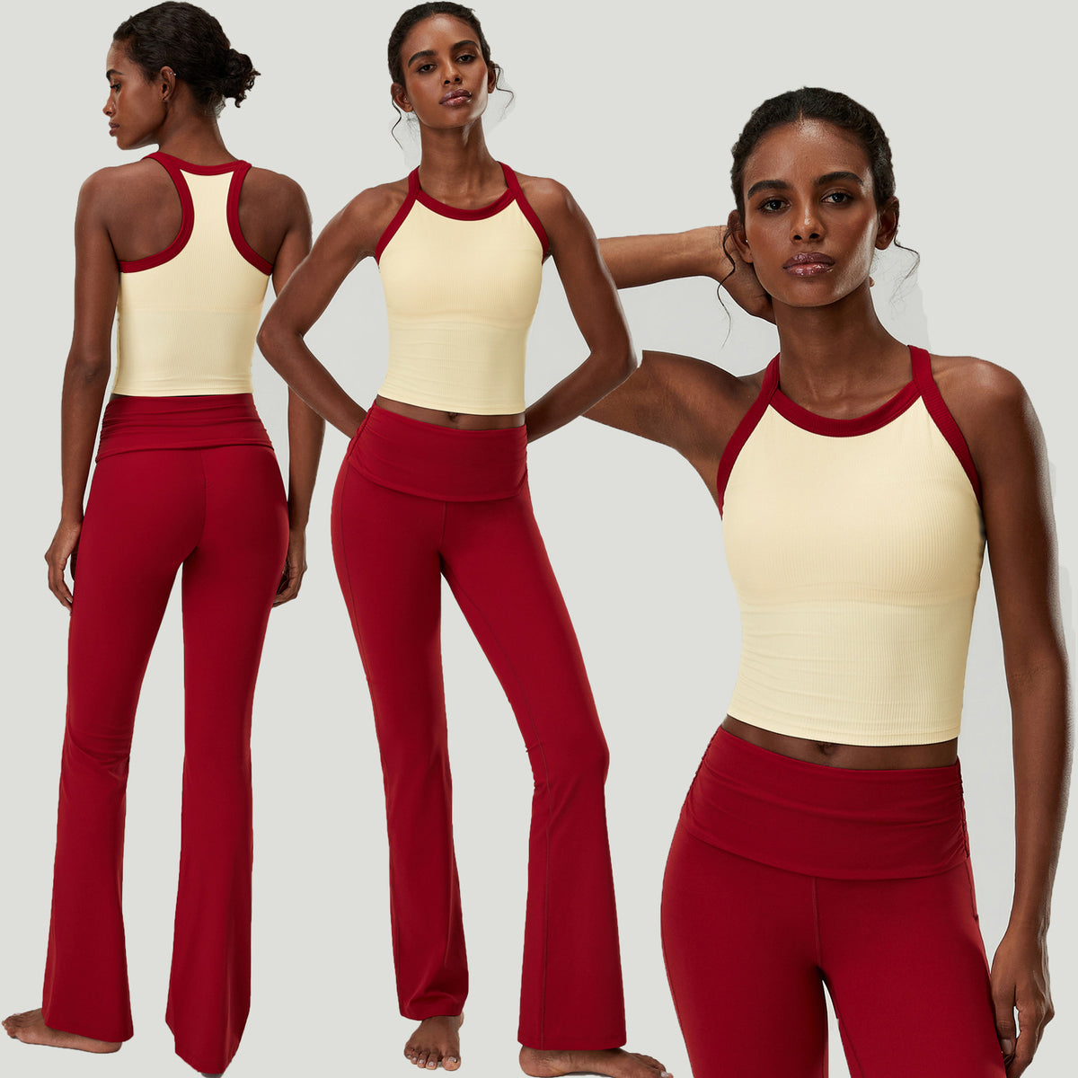 Wholesale Plus Size Women’s Fitness Set | Bulk Sculpting Running & Workout Wear | fouregg