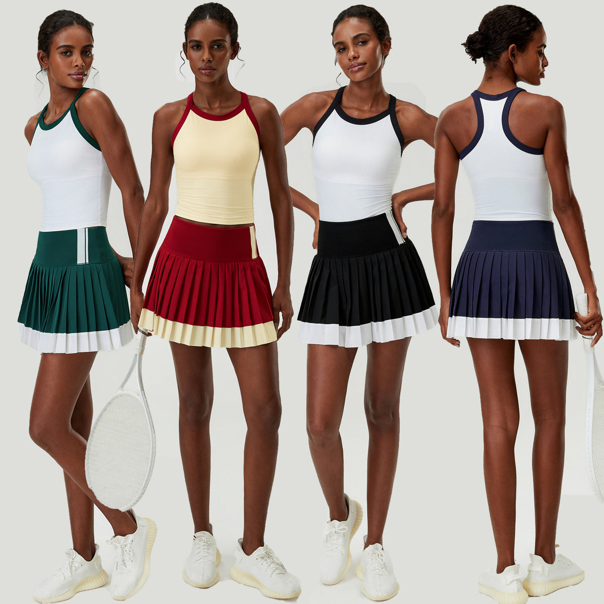 Wholesale Women’s Pleated Athletic Skirt | Plus-Size Tennis, Running & Badminton Skort | fouregg