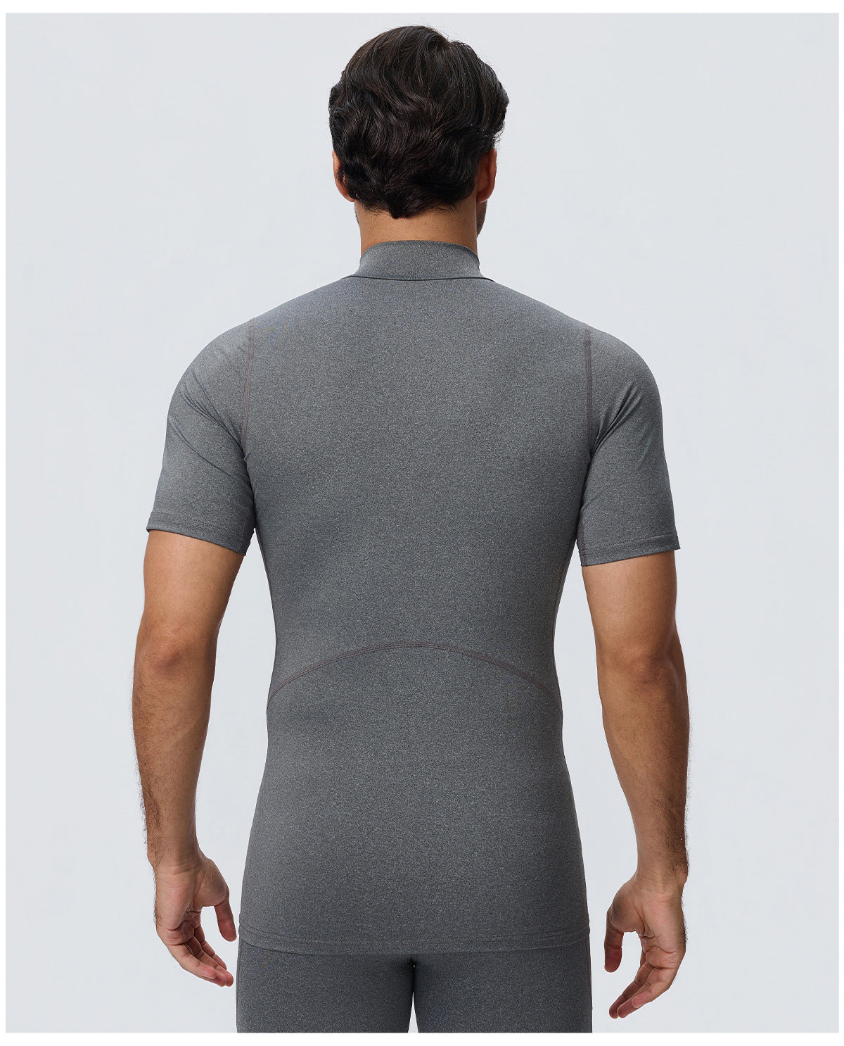 Wholesale Men’s Sculpting Workout Set | High-Stretch T-Shirt & Slim-Fit Fitness Pants | fouregg