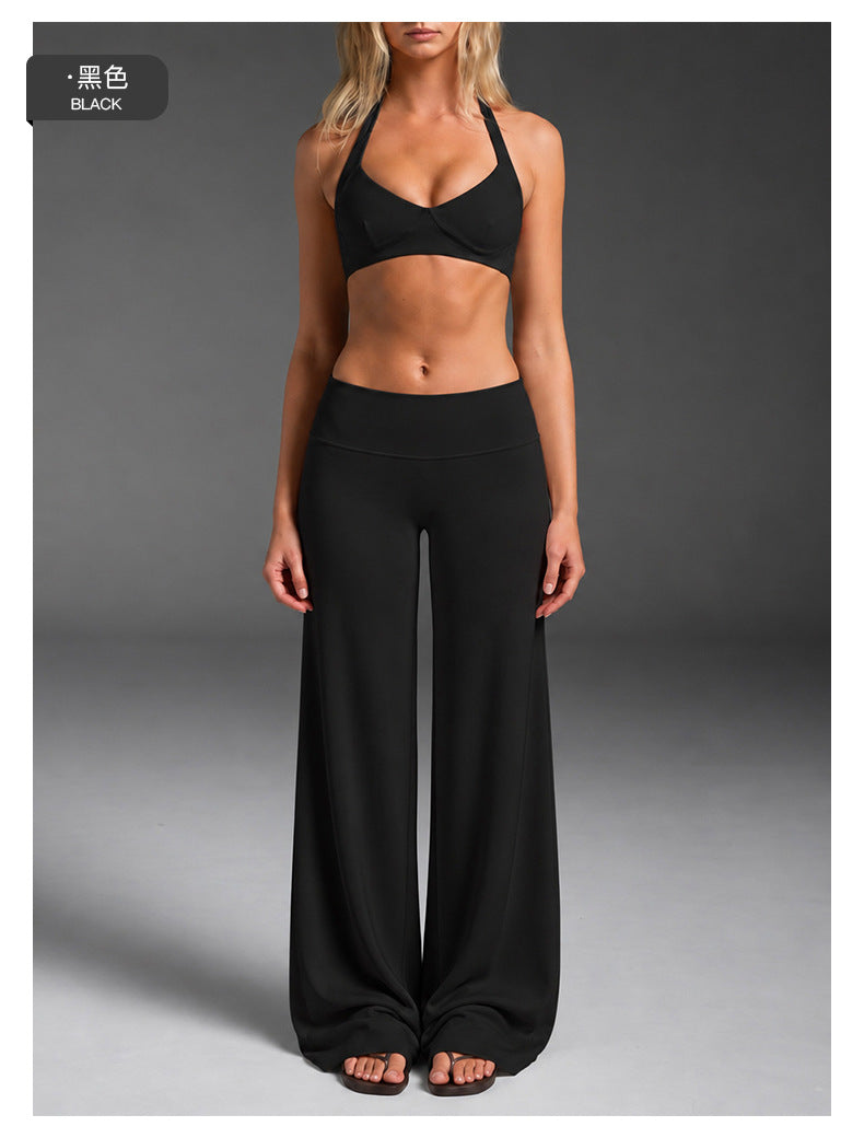 Wholesale Women’s Activewear Set | Backless Quick-Dry Tank Top for Running & Pilates | fouregg
