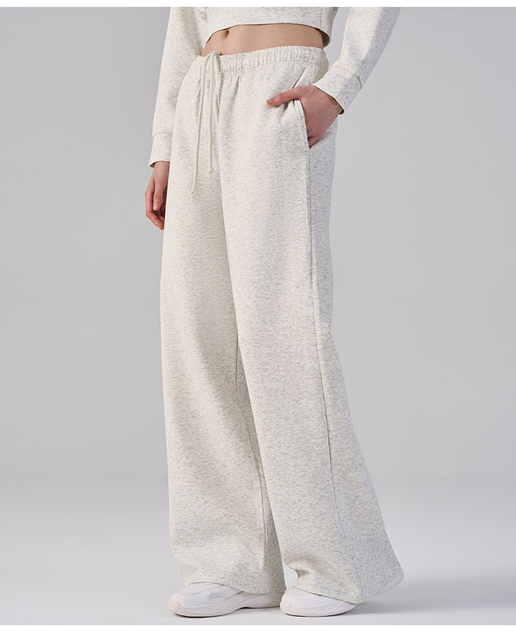 Wholesale Women’s Wide-Leg Pants | Bulk Drapey High-Waist Casual Trousers | fouregg