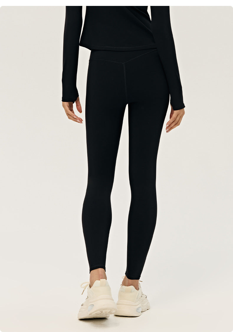 Wholesale Women’s Winter Yoga Pants | Warm High-Waist Tummy-Control Leggings with No Side Seams | fouregg