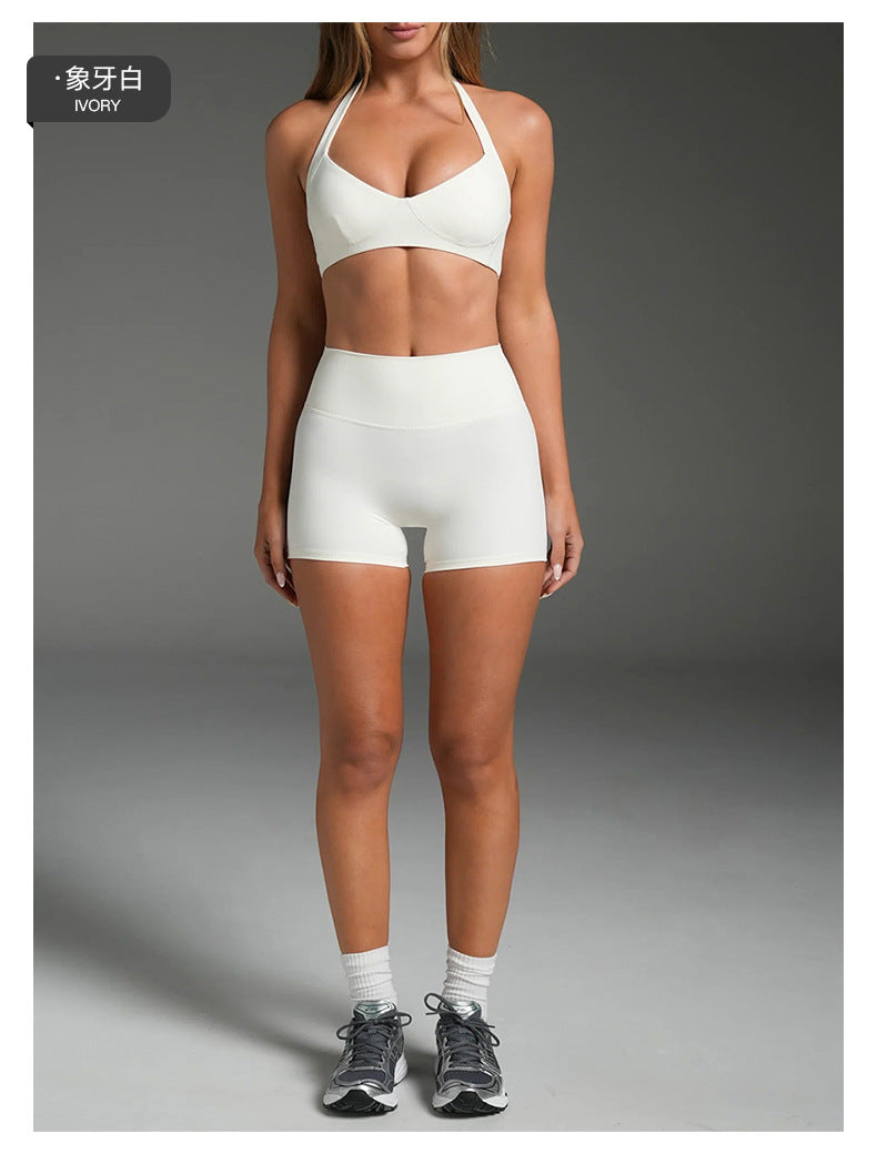 Wholesale Women’s Activewear Set | Backless Quick-Dry Tank Top for Running & Pilates | fouregg