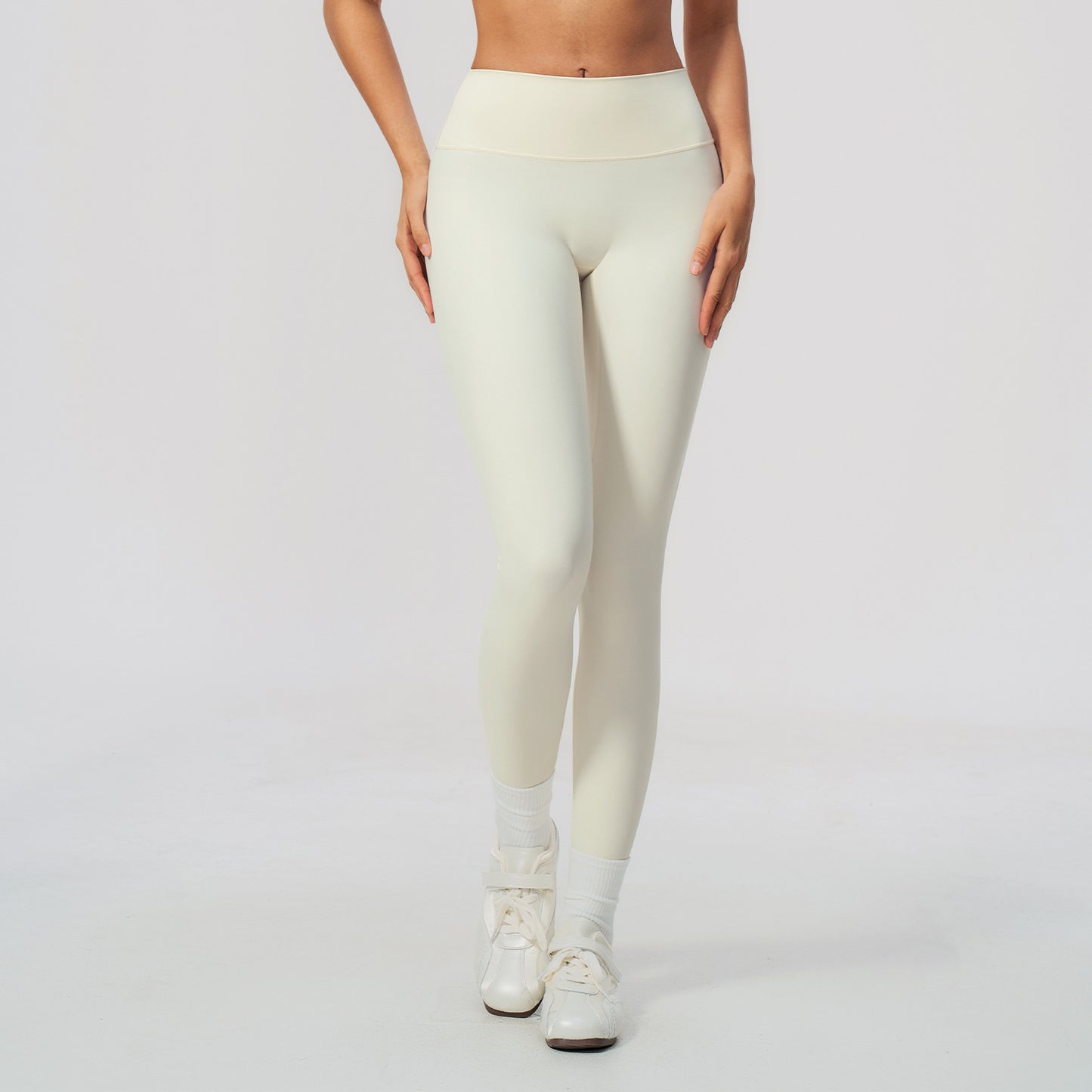 10/2023 High waist lift hip hair yoga pants women's running fast dry fitness pants wear thin tight sports pants 8519