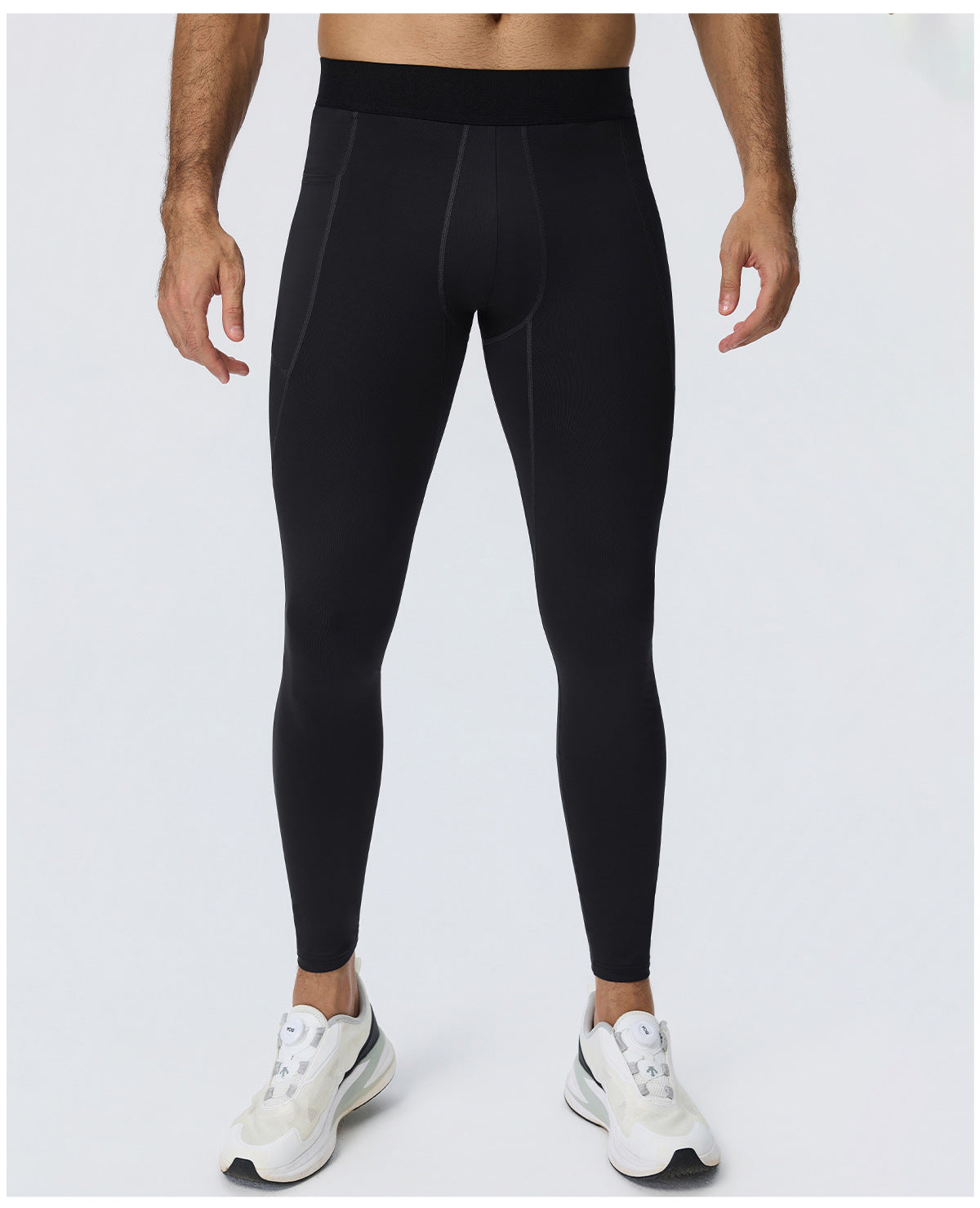 Wholesale Men’s Sculpting Fitness Pants 61302 | Slim-Fit Compression Tights for Running & Training | fouregg