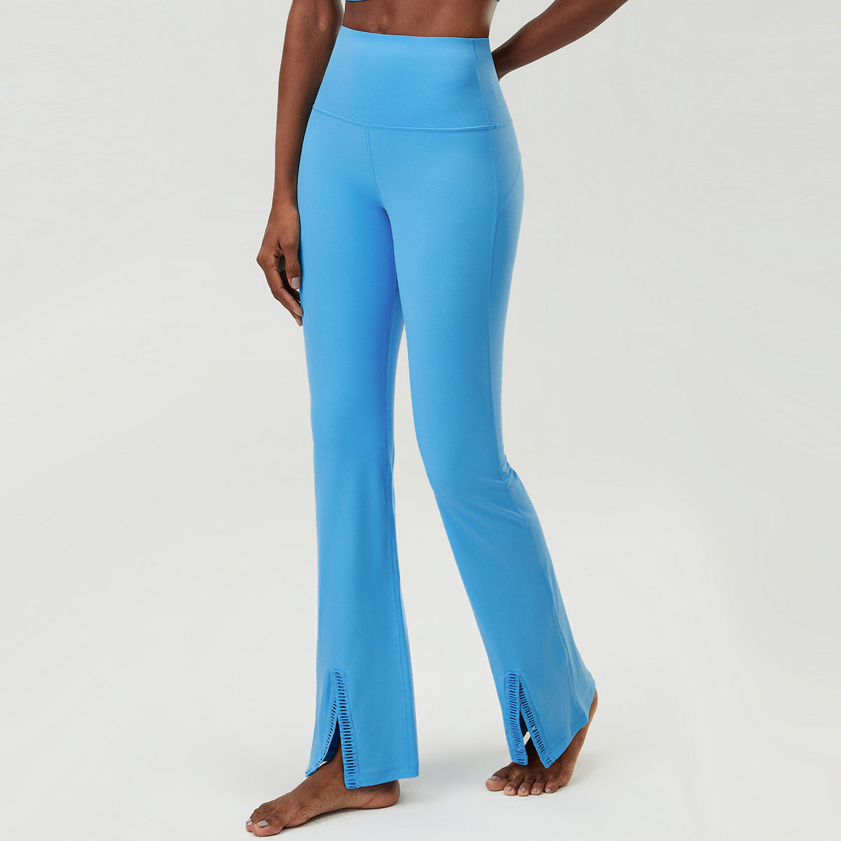 Wholesale Plus Size Women’s Flare Leggings | Bulk Slimming Running & Fitness Pants | fouregg