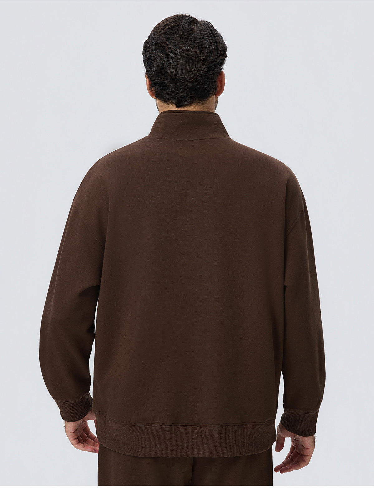Wholesale Men’s Half-Zip Sports Pullover | Bulk Relaxed-Fit Thermal Workout Top 61531 | fouregg