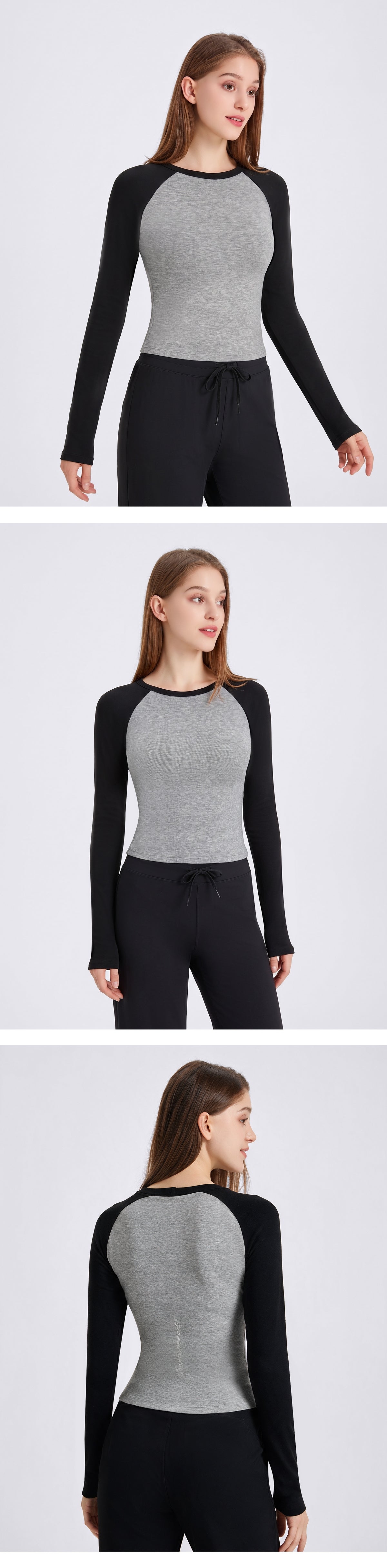 Wholesale Women’s Reflective Activewear Top | Slimming Heat-Retention Running & Gym T-Shirt | fouregg