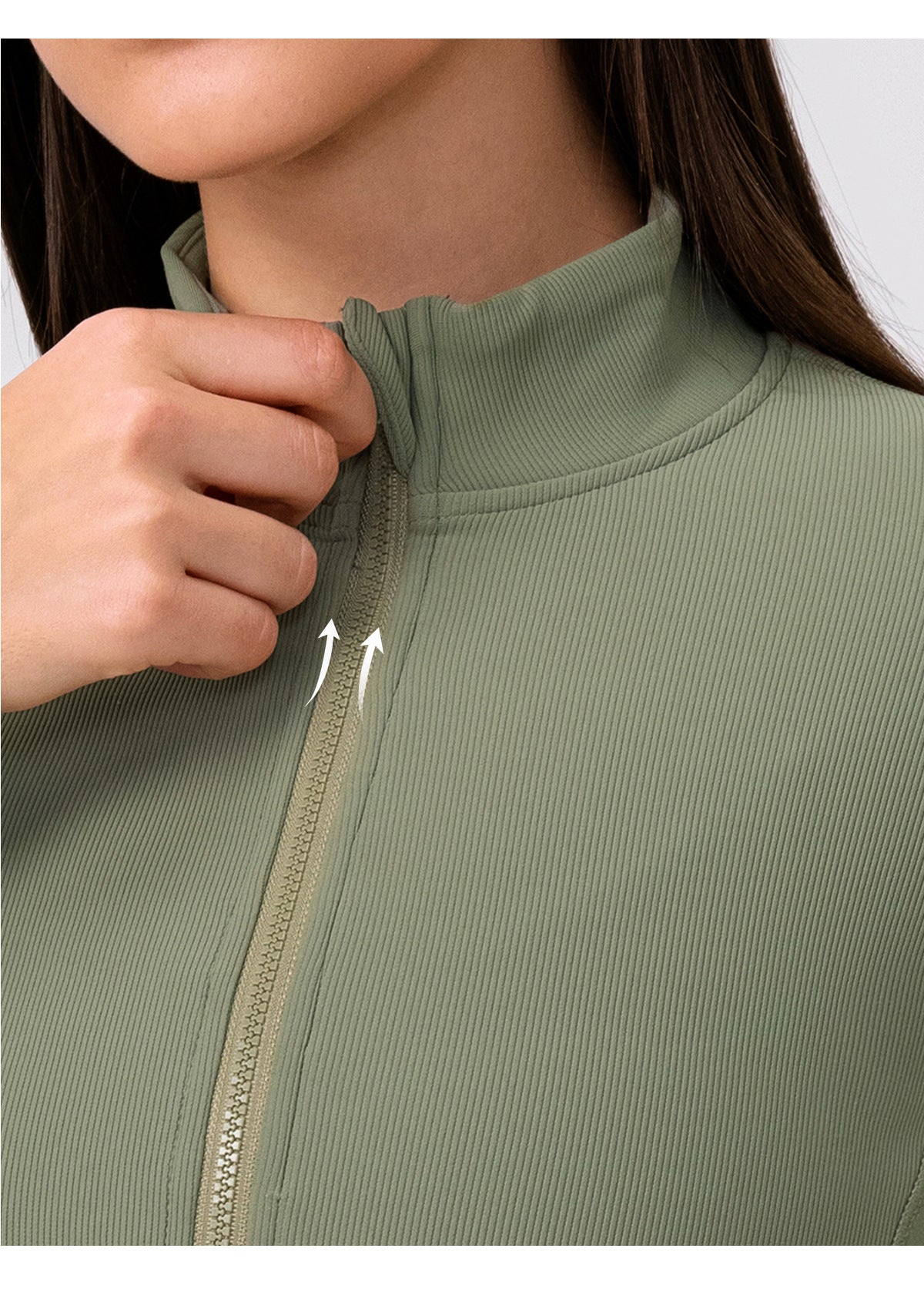 Wholesale Women’s Thermal Workout Jacket | Bulk Fleece-Lined Yoga & Fitness Outerwear 22619 | fouregg