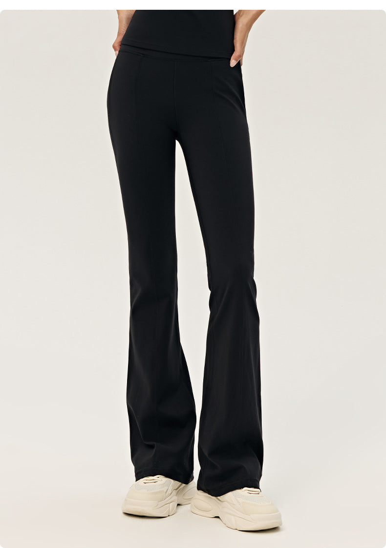 Wholesale Premium Lycra Flare Pants | Bulk High-Waist Pilates & Casual Activewear | fouregg
