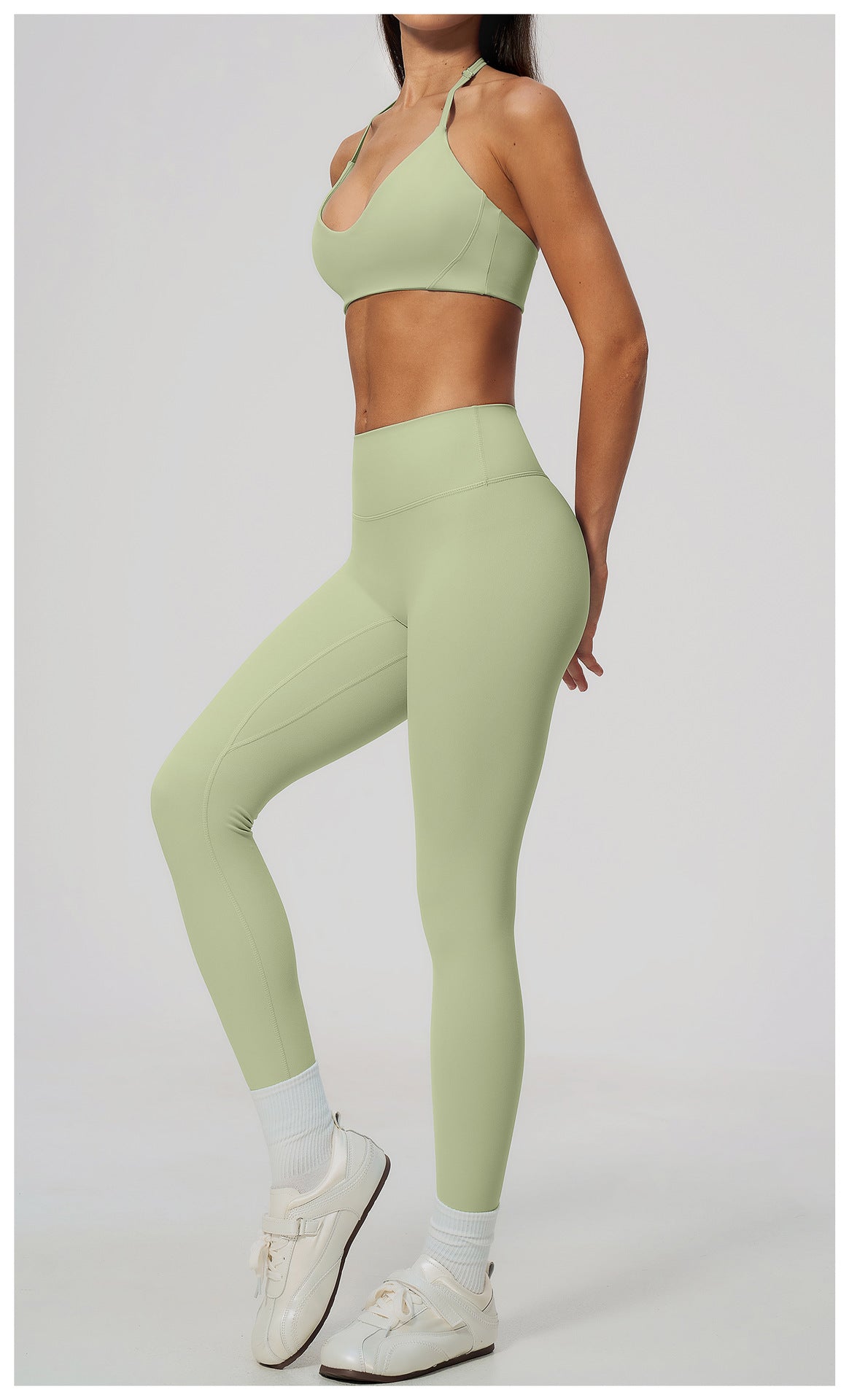Wholesale Women’s Workout Set 5529 | Slim-Fit Yoga & Fitness Outfit | fouregg
