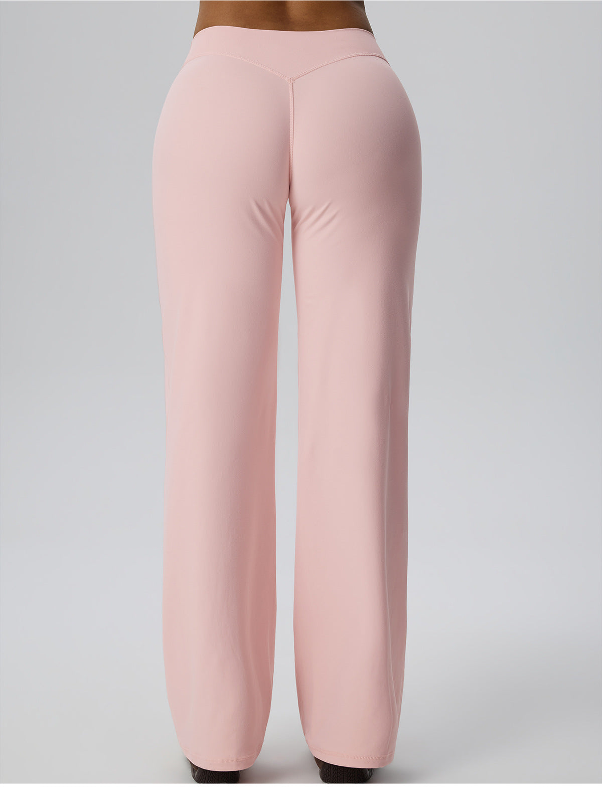 Wholesale Women’s Double-Brushed Yoga Pants | Bulk High-Waist Sculpting Straight-Leg Activewear 62345 | fouregg