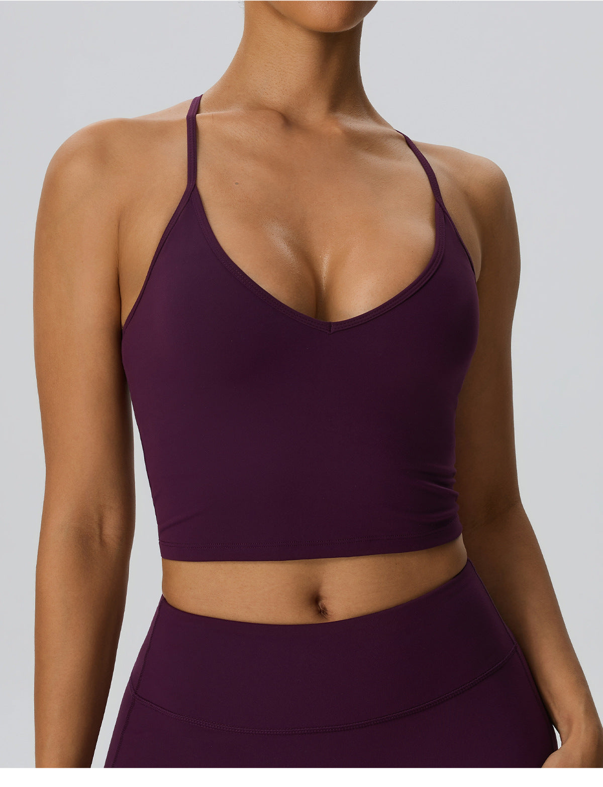 Wholesale Women’s Double-Brushed Yoga Set | Bulk Sculpting 2-Piece Fitness Activewear | fouregg
