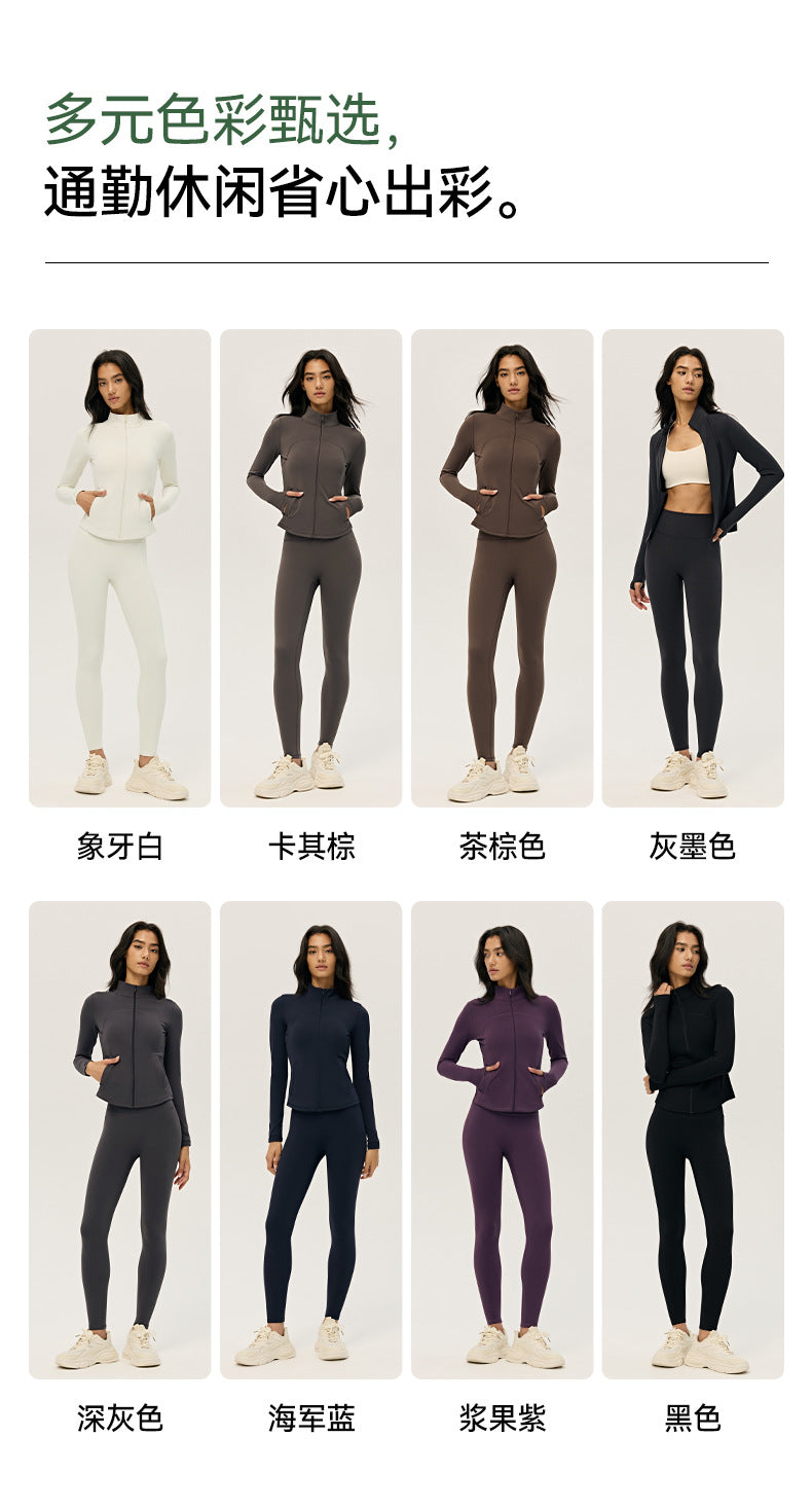 Wholesale Women’s Winter Activewear Set | Thickened Thermal Yoga Top & Leggings for Pilates | fouregg