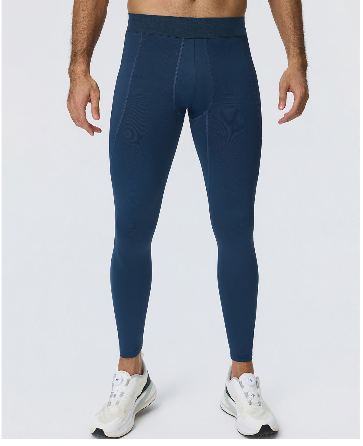 Wholesale Men’s Sculpting Fitness Pants 61302 | Slim-Fit Compression Tights for Running & Training | fouregg