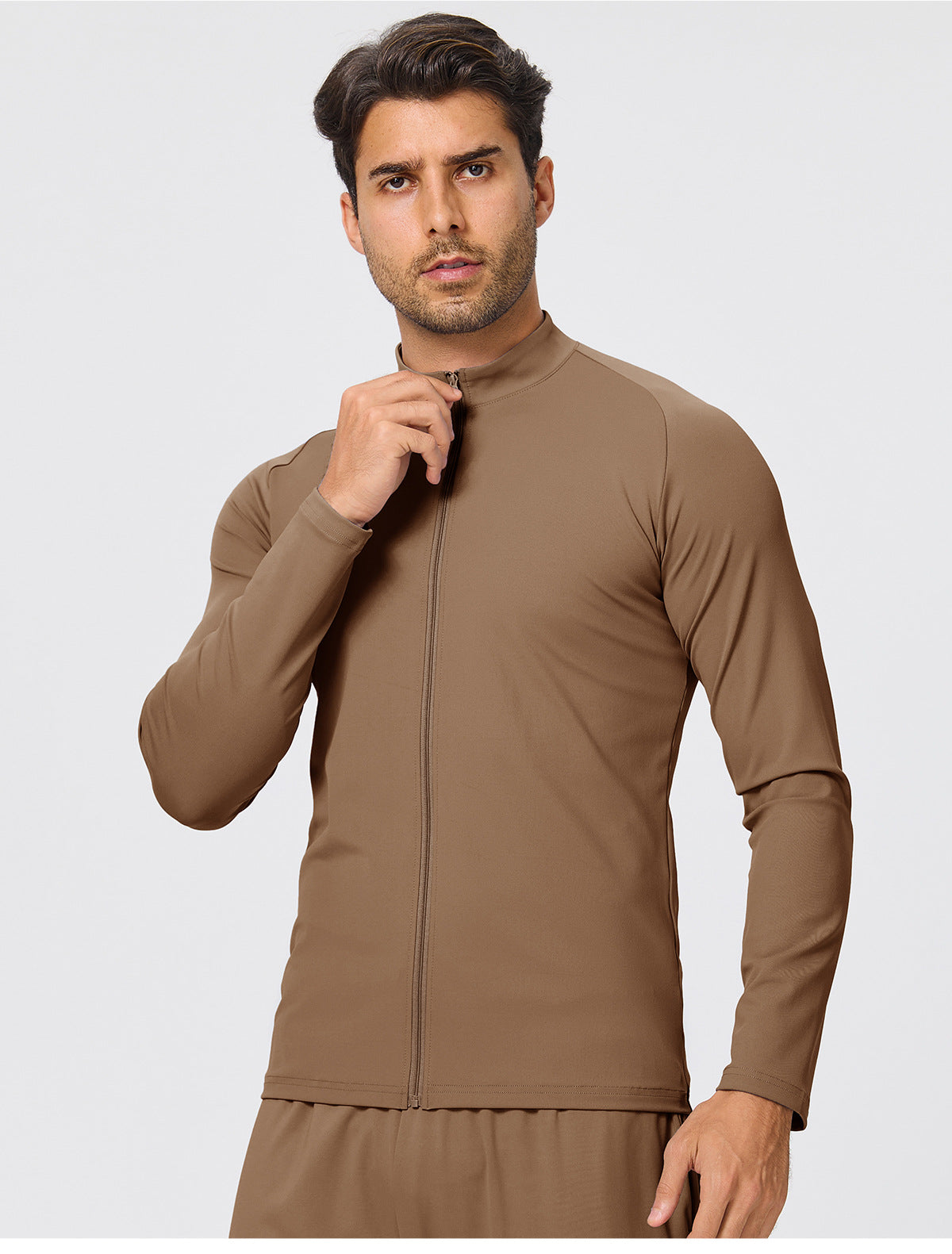 Wholesale Women’s Thermal Workout Jacket | Bulk Lightweight Fleece Zip-Up Activewear 61617 | fouregg