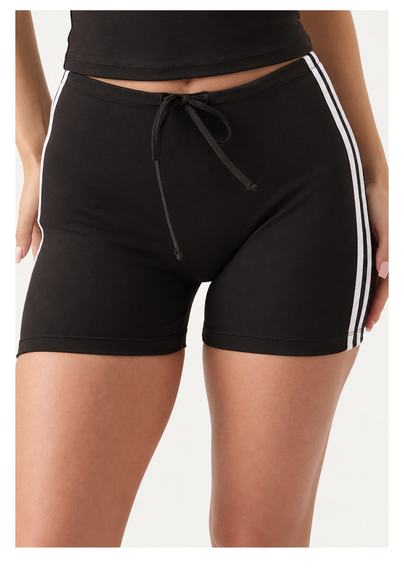 Wholesale Women’s Activewear Set | Double-Layer Contrast Sports Bra & Quick-Dry Workout Leggings | fouregg