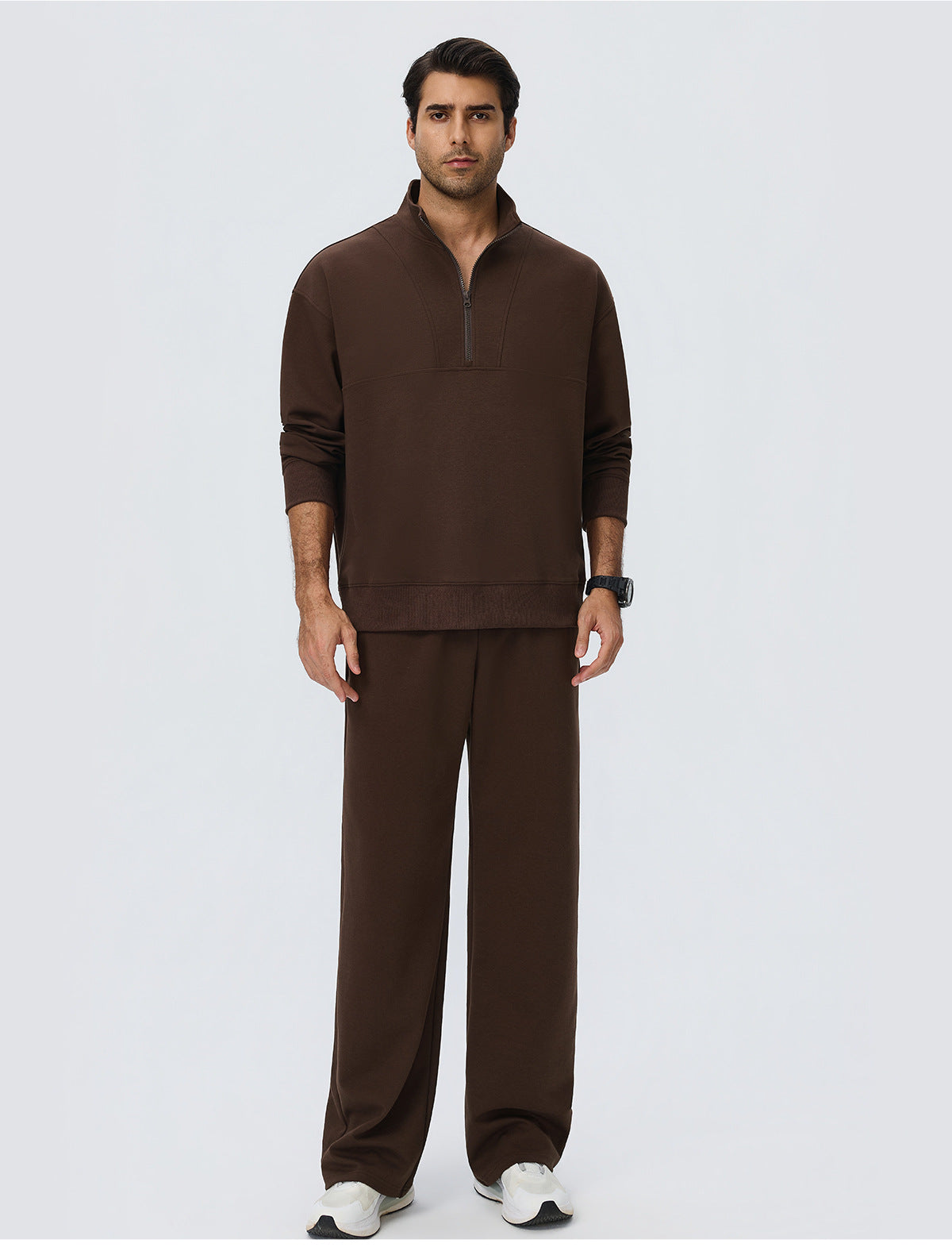 Wholesale Men’s Fleece Tracksuit Set | Bulk Warm Running & Fitness Activewear | fouregg