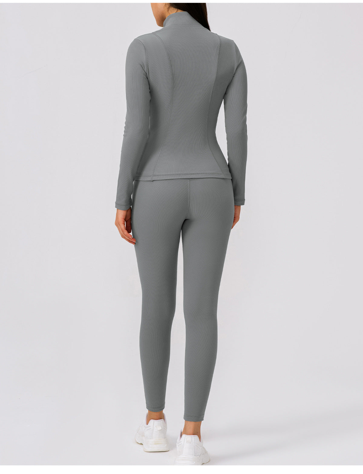 Wholesale Women’s Thermal Workout Jacket | Bulk Fleece-Lined Yoga & Fitness Outerwear 22619 | fouregg