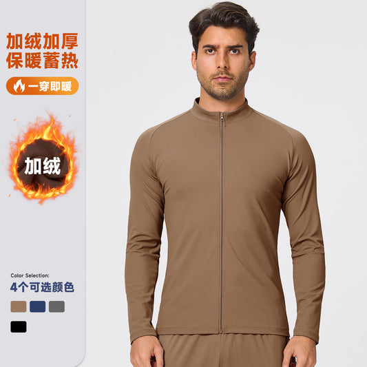 Wholesale Women’s Thermal Workout Jacket | Bulk Lightweight Fleece Zip-Up Activewear 61617 | fouregg