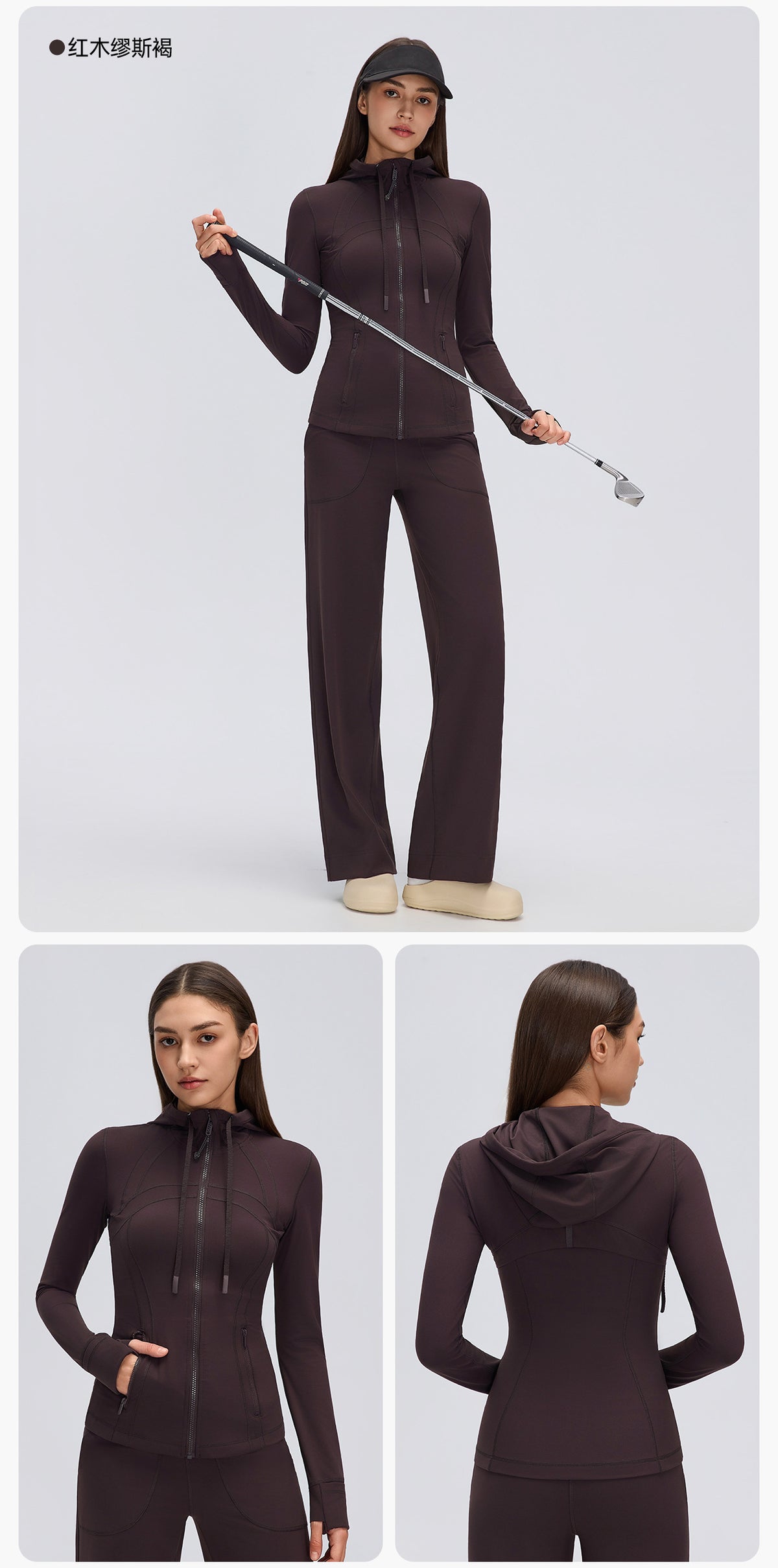 Wholesale Women’s Pilates Sports Jacket D26162 | Slimming Long-Sleeve Fitness & Yoga Outerwear | fouregg