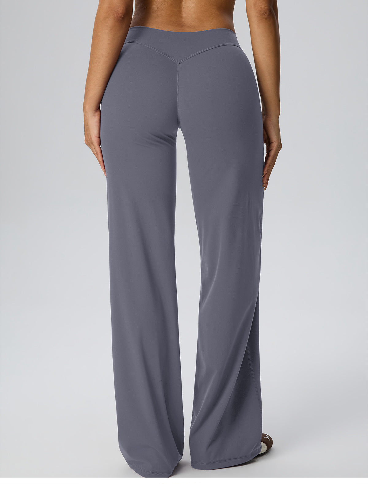 Wholesale Women’s Double-Brushed Yoga Pants | Bulk High-Waist Sculpting Straight-Leg Activewear 62345 | fouregg