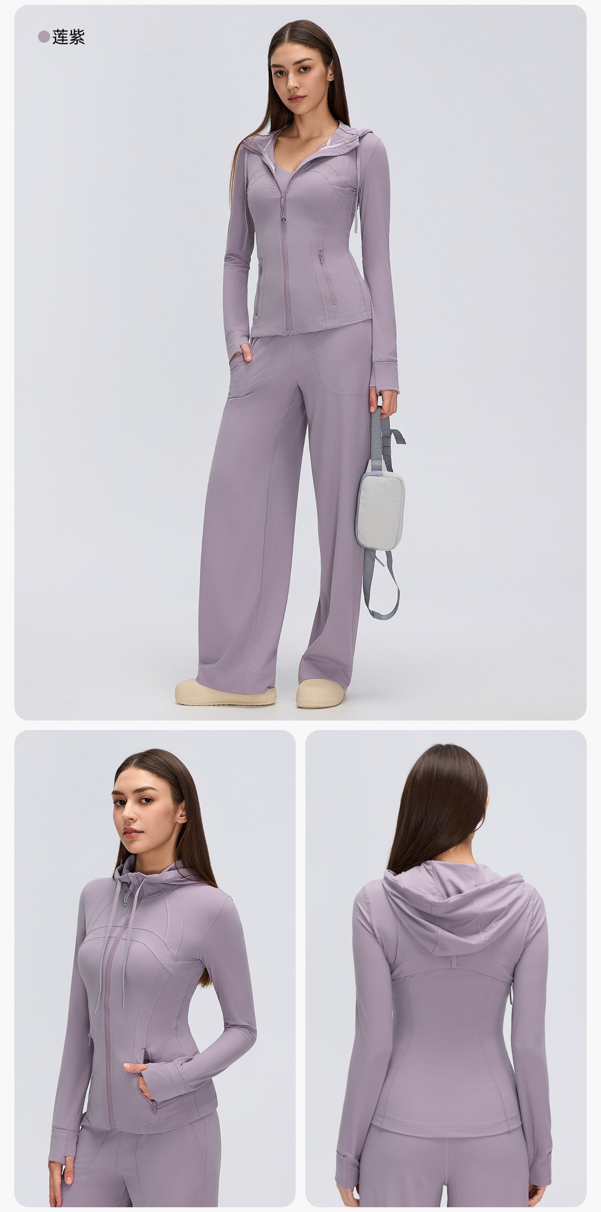 Wholesale Women’s Pilates Sports Jacket D26162 | Slimming Long-Sleeve Fitness & Yoga Outerwear | fouregg