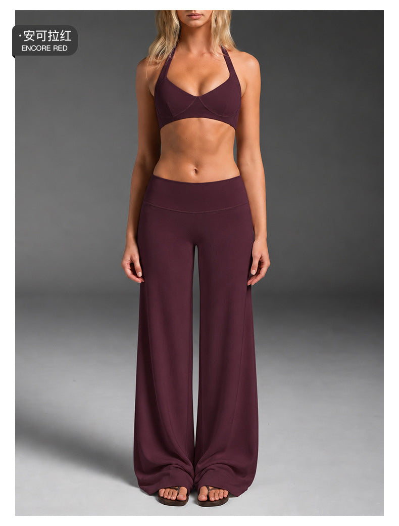 Wholesale Women’s Activewear Set | Backless Quick-Dry Tank Top for Running & Pilates | fouregg