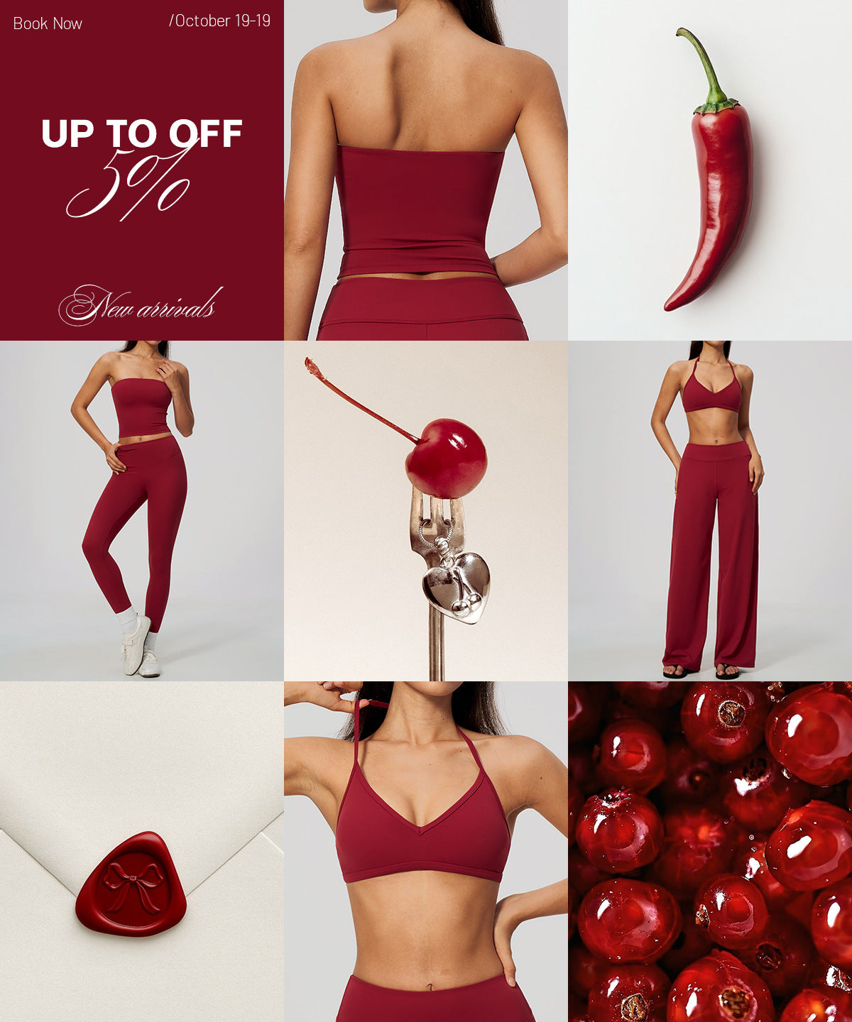 Wholesale Women’s Brushed Activewear Set | Halter Low-Rise Workout Wear 5555 | fouregg