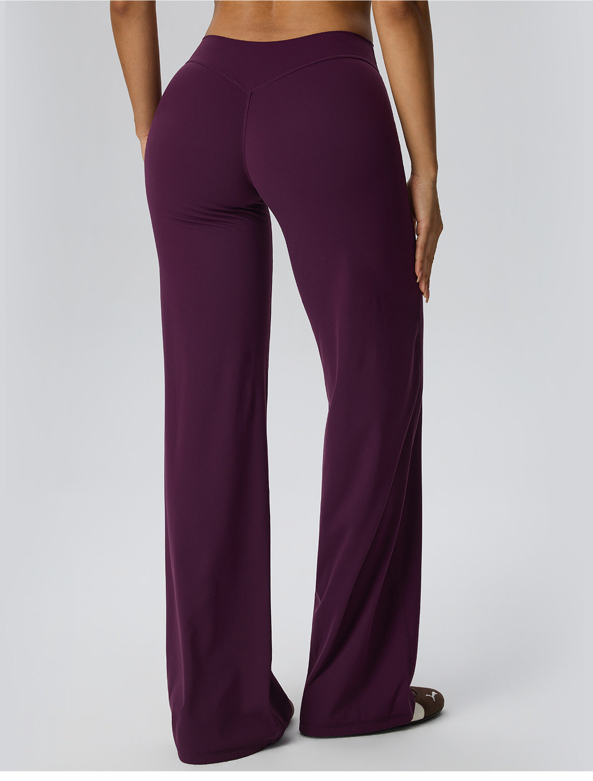 Wholesale Women’s Double-Brushed Yoga Pants | Bulk High-Waist Sculpting Straight-Leg Activewear 62345 | fouregg