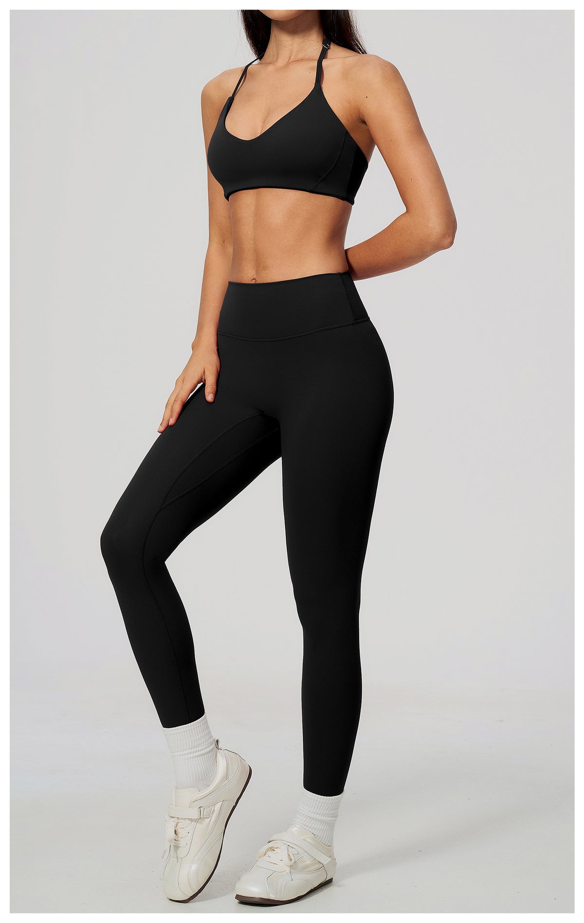 Wholesale Women’s Workout Set 5529 | Slim-Fit Yoga & Fitness Outfit | fouregg