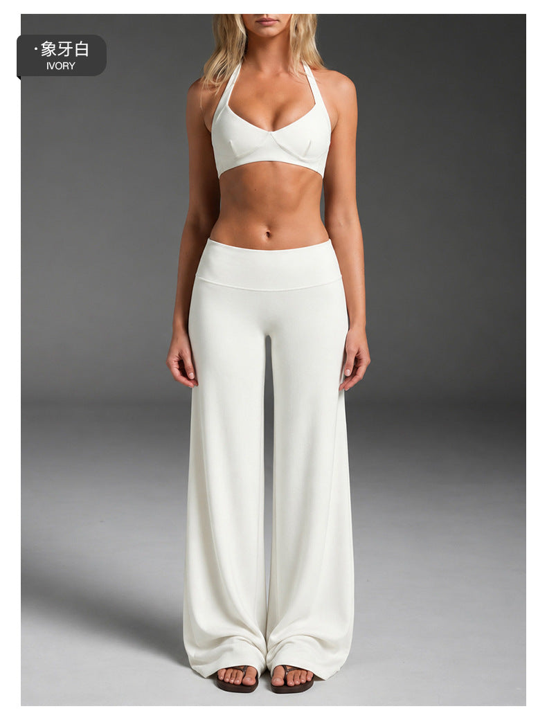 Wholesale Women’s Activewear Set | Backless Quick-Dry Tank Top for Running & Pilates | fouregg