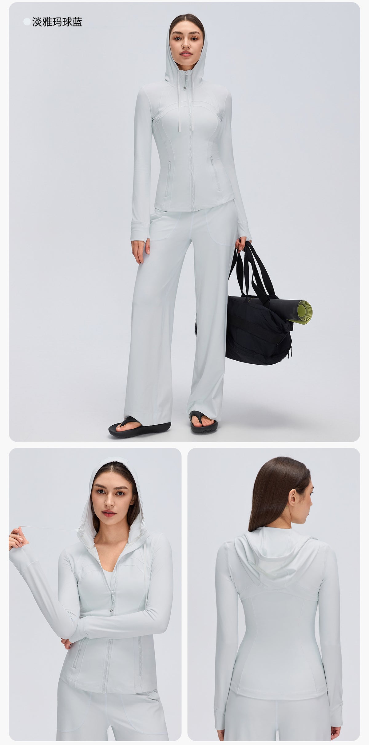 Wholesale Women’s Pilates Sports Jacket D26162 | Slimming Long-Sleeve Fitness & Yoga Outerwear | fouregg
