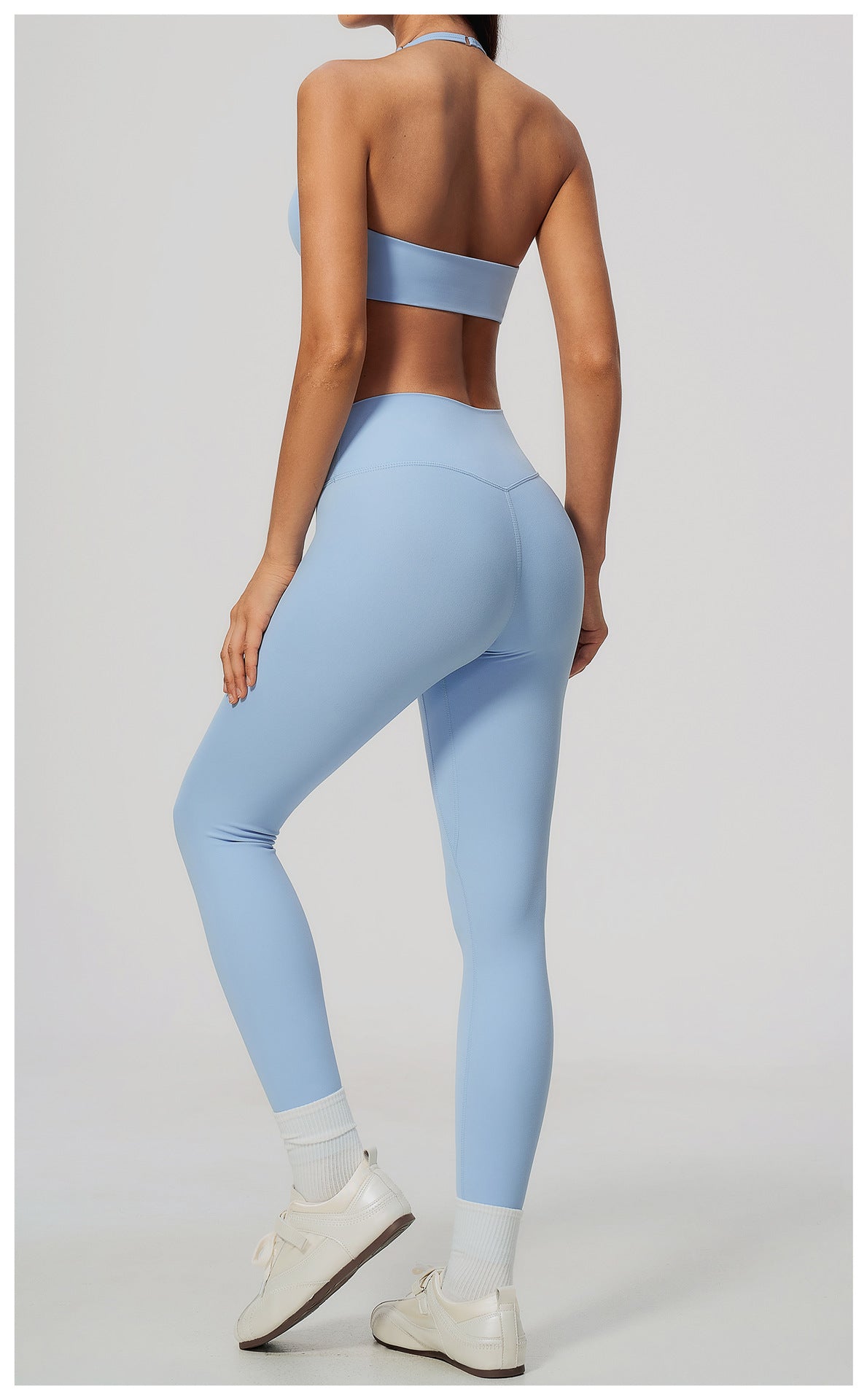 Wholesale Women’s Workout Set 5529 | Slim-Fit Yoga & Fitness Outfit | fouregg