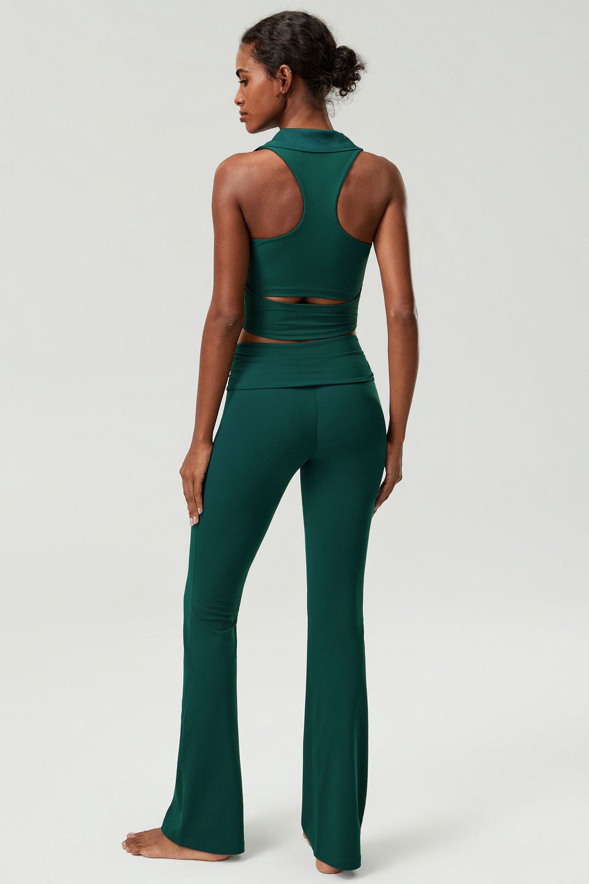 Wholesale Plus Size Women’s 2-Piece Set | Nude-Feel Fitness Wear | fouregg