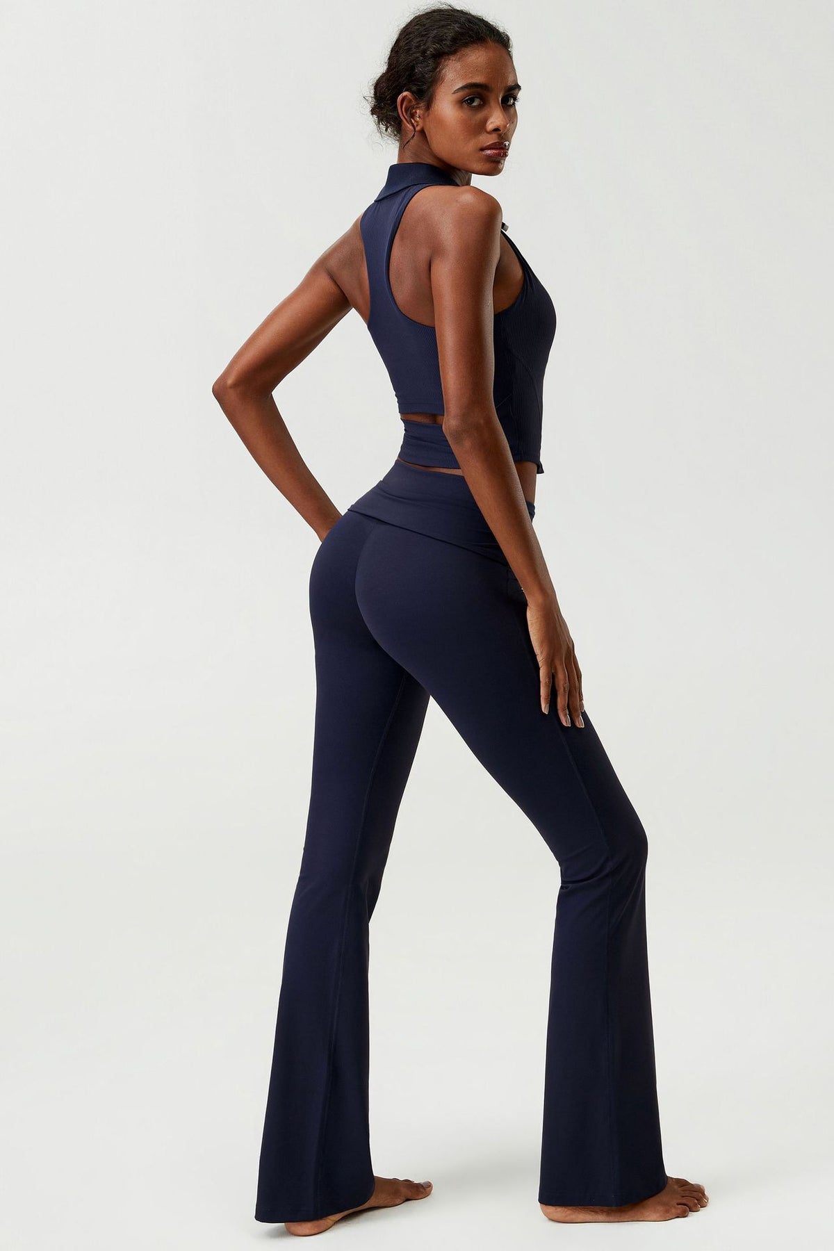 Wholesale Plus Size Women’s 2-Piece Set | Nude-Feel Fitness Wear | fouregg