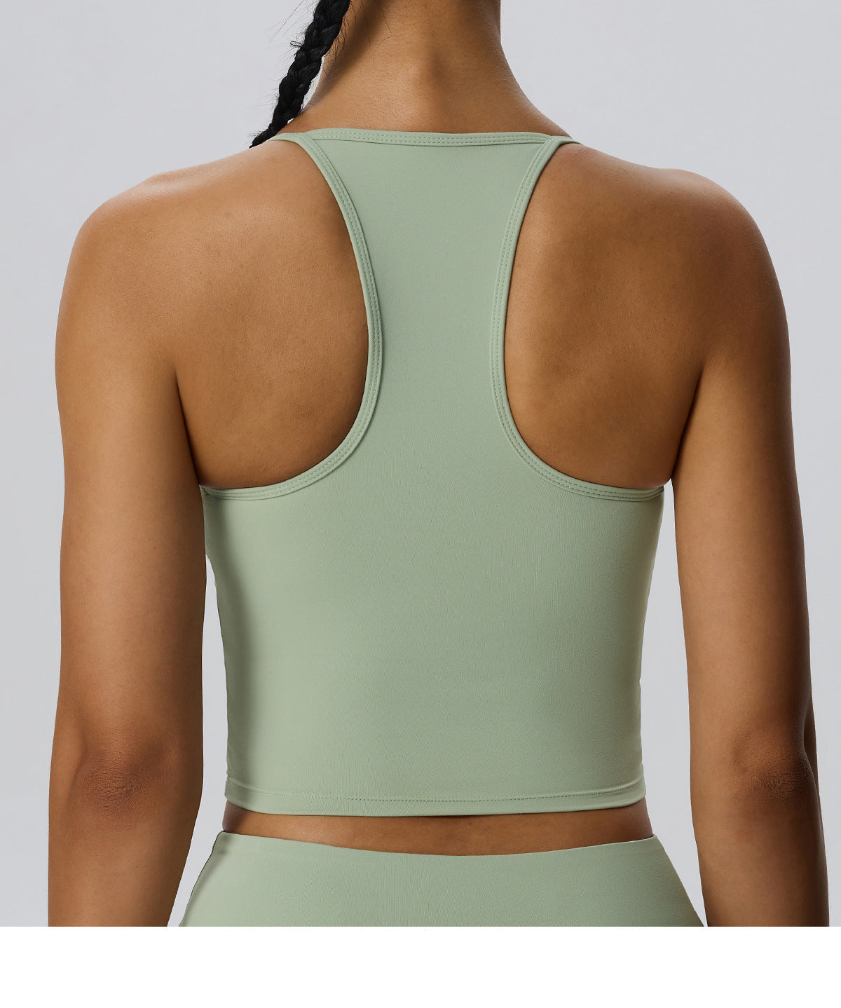 Wholesale Women’s Double-Brushed Sports Bra | Bulk Padded Running & Fitness Tank 62142 | fouregg