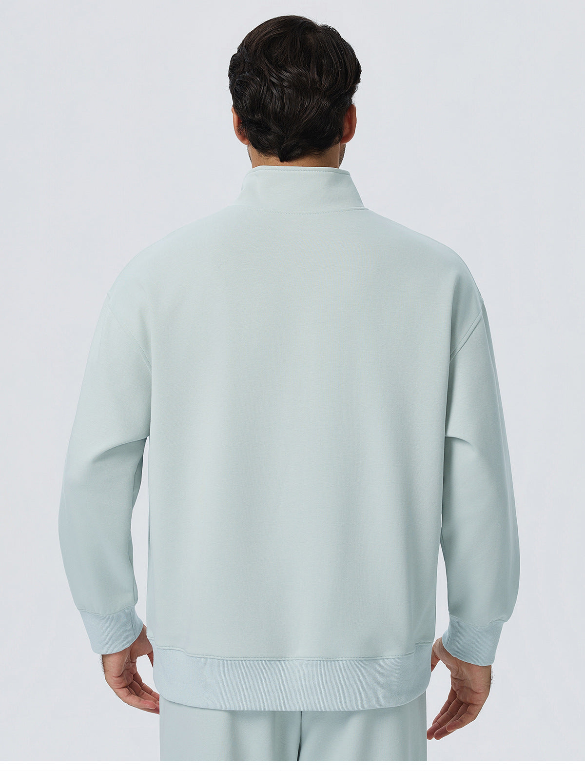 Wholesale Men’s Half-Zip Sports Pullover | Bulk Relaxed-Fit Thermal Workout Top 61531 | fouregg