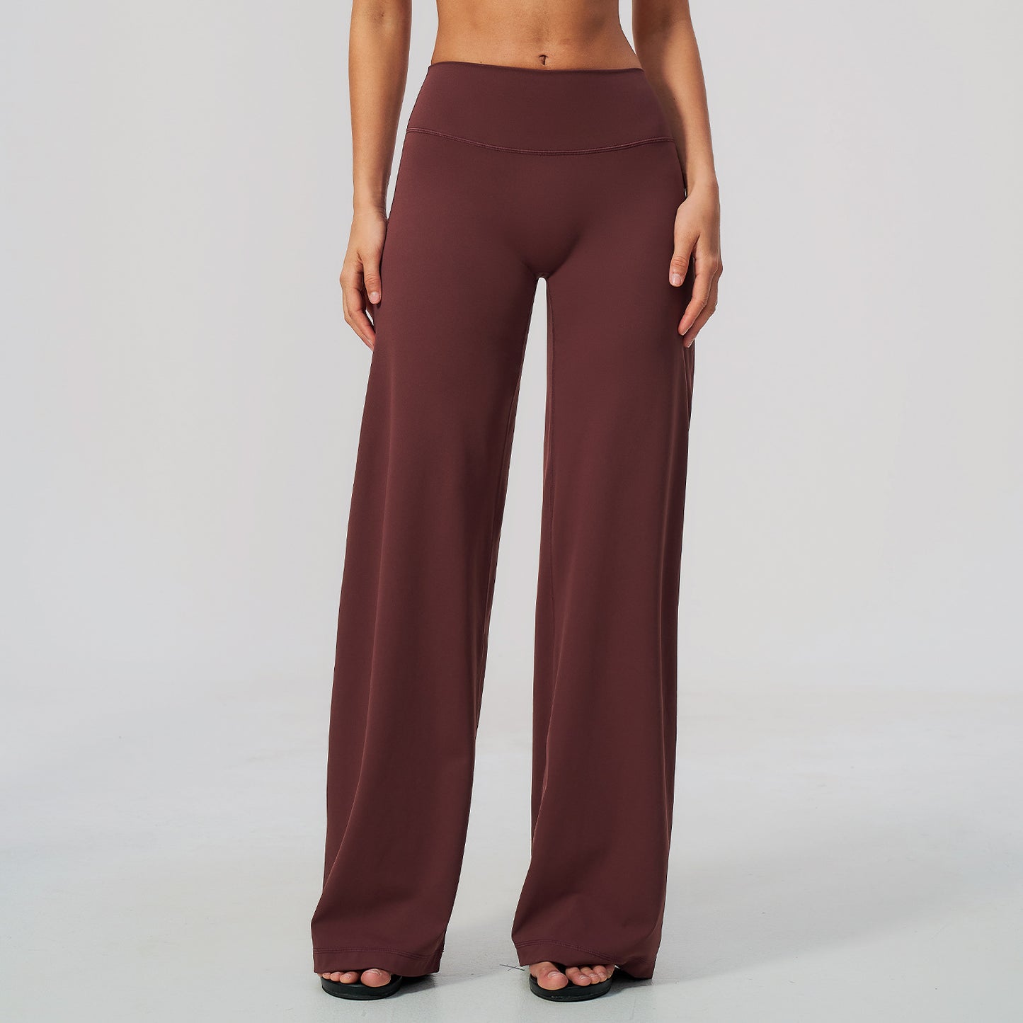 12/2025 Pantalones casuales de mujer de pierna ancha, cepillados, adelgazantes, adecuados para correr al aire libre y hacer deporte, pantalones de pierna ancha para mujer, 5529