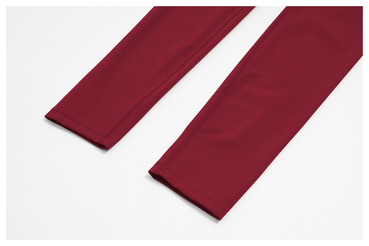 Wholesale Women’s Brushed Activewear Set 5529 | Slim-Fit Halter, Stand-Collar Jacket & Sculpting Pants | fouregg
