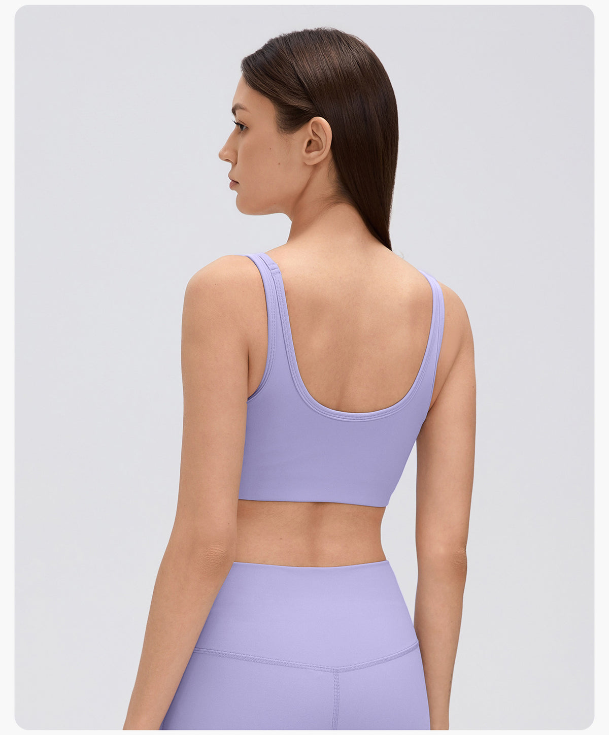 Wholesale Women’s Thermal Sports Bra D26152 | Brushed-Interior Workout Bra with Comfortable Support | fouregg