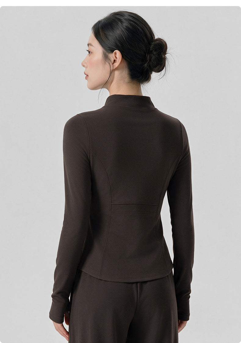 Wholesale Women’s Winter Activewear Jacket | Thickened Thermal Pilates & Workout Cover-Up | fouregg