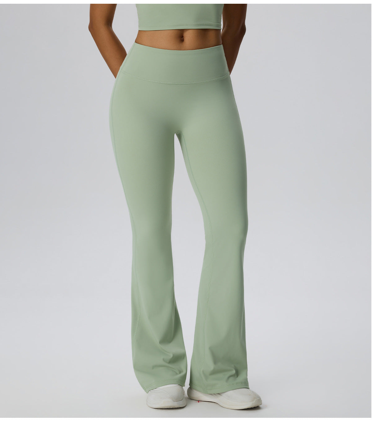 Wholesale Women’s High-Stretch Flare Yoga Pants | Bulk Sculpting Wide-Leg Activewear 62347 | fouregg